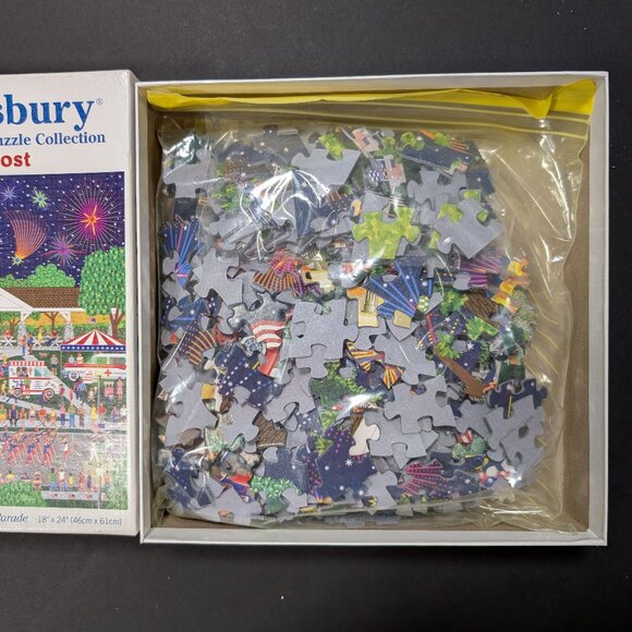 Spilsbury "4th of July Night Parade" 500-piece Jigsaw Puzzle, Complete - Picture 4 of 4